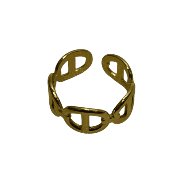 Anillo eslabones redondos
