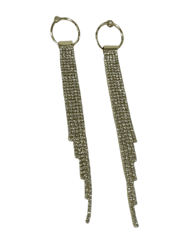 Aretes de fiesta círculo y colgantes