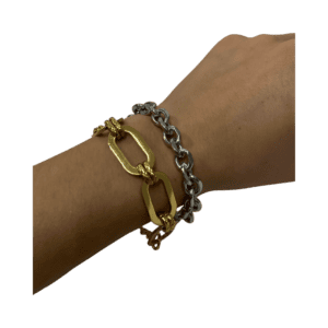 Pulseras eslabones chunky